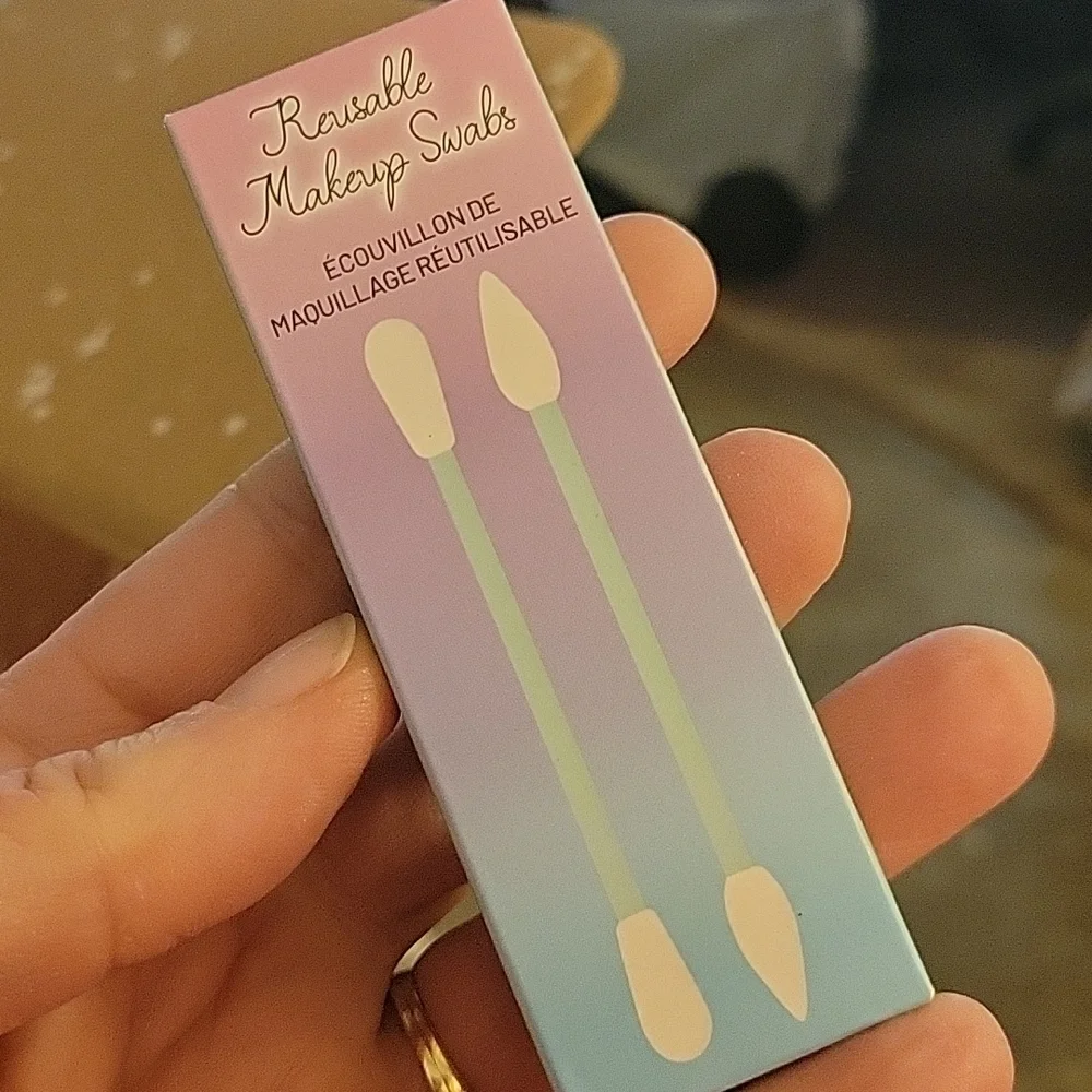 Reusable Makeup Swabs w Carrying Case